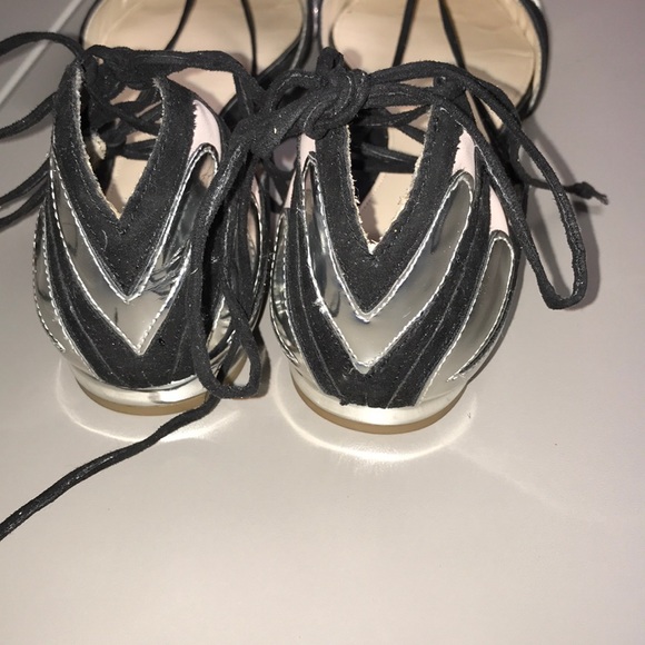 Zara lace up flats - Picture 6 of 8